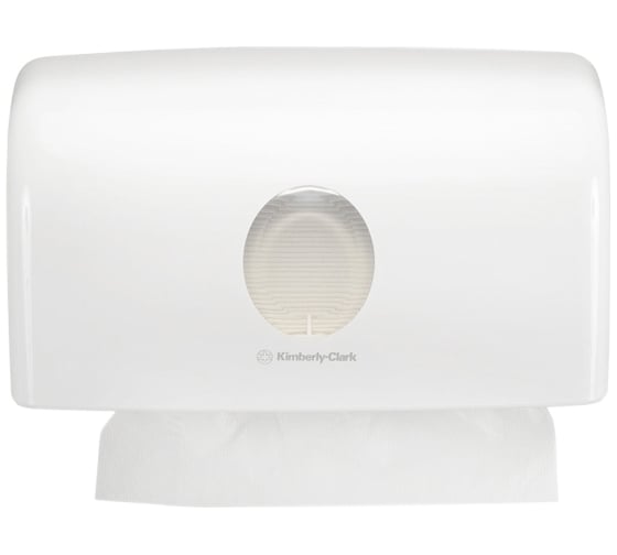 Диспенсер для сложенных бумажных полотенец Kimberly-Clark Aquarius MultiFold/белый/малый 6956 1