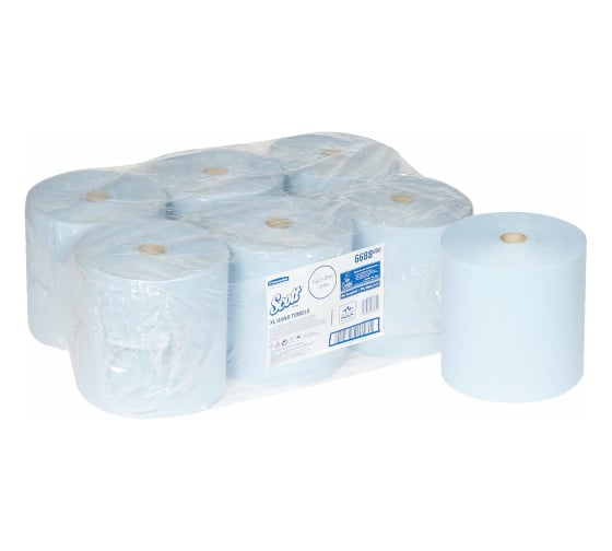 Полотенца для рук Kimberly-Clark Scott XL рулон/синий 6688