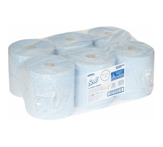 Полотенца для рук Kimberly-Clark Scott XL рулон/синий 6688