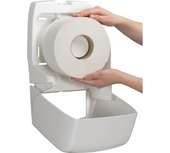 Диспенсер для туалетной бумаги Kimberly-Clark Aquarius один рулон Mini Jumbo/белый 6958