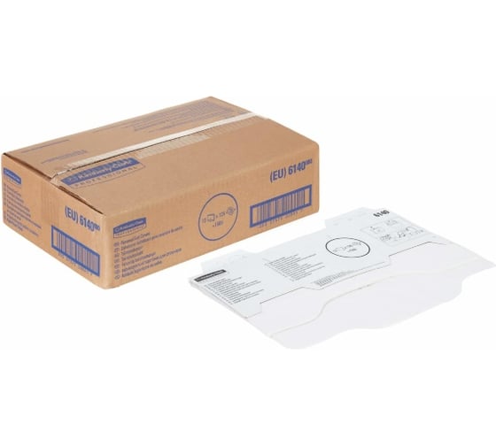 Индивидуальные покрытия на сиденье унитаза Kimberly-Clark Professional белый 6140
