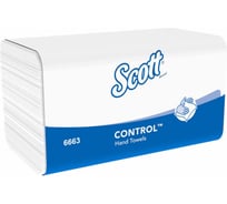 Сложенные полотенца для рук Kimberly-Clark Scott CONTROL белый 6663