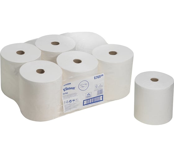 Полотенца для рук Kimberly-Clark Kleenex ULTRA рулон/белый 6765