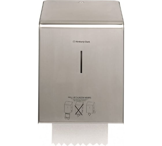 Диспенсер для рулонных бумажных полотенец Kimberly-Clark Professional нержавеющая сталь 8976