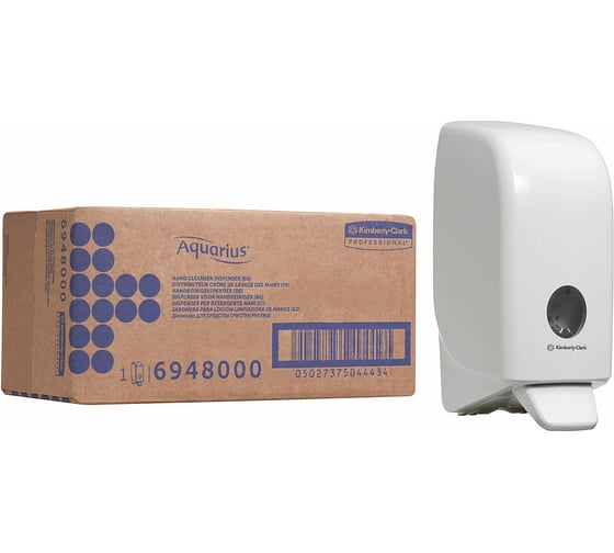 Диспенсер для моющего средства для рук Kimberly-Clark Aquarius картридж/белый/1 л 6948