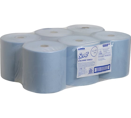 Полотенца для рук Kimberly-Clark Scott рулон/синий 6668