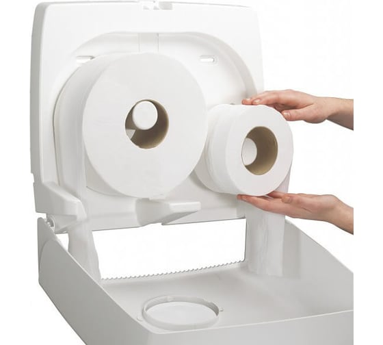 Диспенсер для туалетной бумаги Kimberly-Clark Aquarius Jumbo Non-Stop/белый 6991