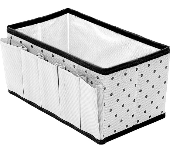 Органайзер на стол для косметики и украшений HOMSU Eco White 25х15х13 см HOM-1243
