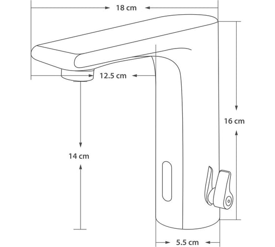 Сенсорный смеситель для раковины ESKO SNR26D