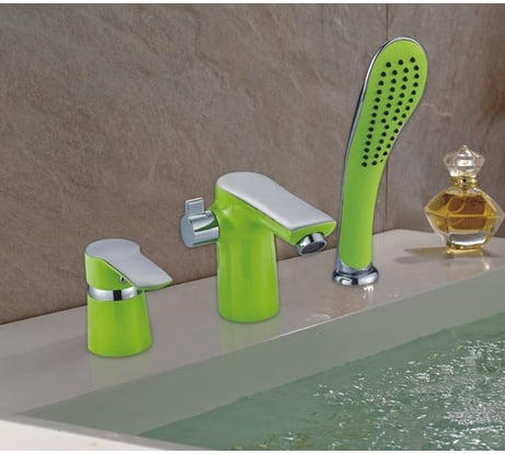 Смеситель для ванной Potato тройной, врезной P11237-11