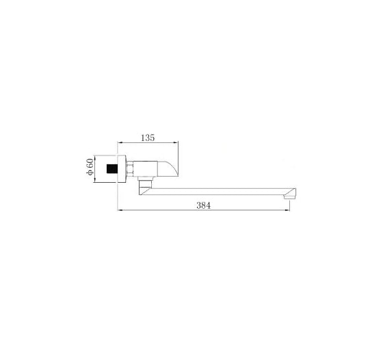Смеситель для ванной Potato P2259