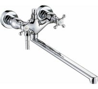 Смеситель для ванны Potato с плоским прямым изливом, с нажимным переключателем душа P2360