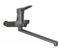 Смеситель для ванны INGROSSO 222-155-19 Federico гусак L 35 см, картридж 35мм, серый УТ-00045872