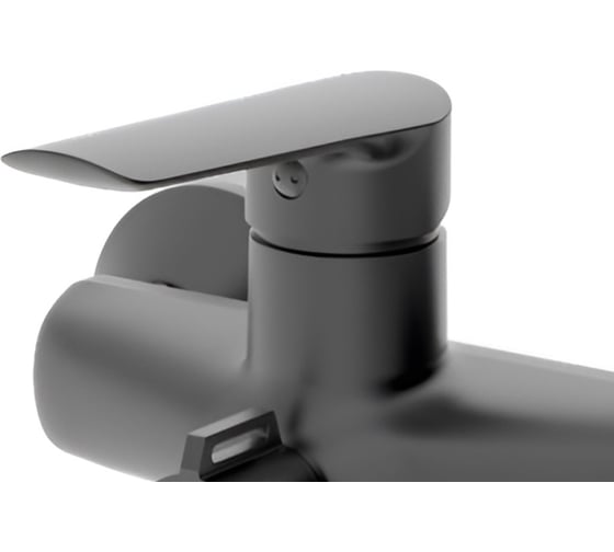 Смеситель для ванны ESKO Lagos Gun Metal излив 300мм, с акссесуарами, арт. LG31GM