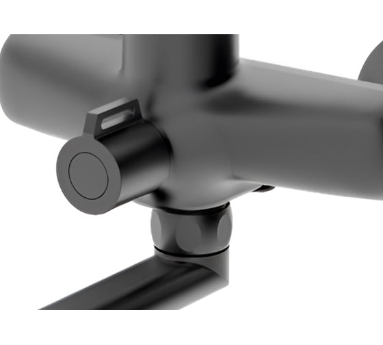 Смеситель для ванны ESKO Lagos Gun Metal излив 300мм, с акссесуарами, арт. LG31GM