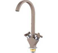 Смеситель для кухни Potato с высоким изливом, крепление гайка P1073-8