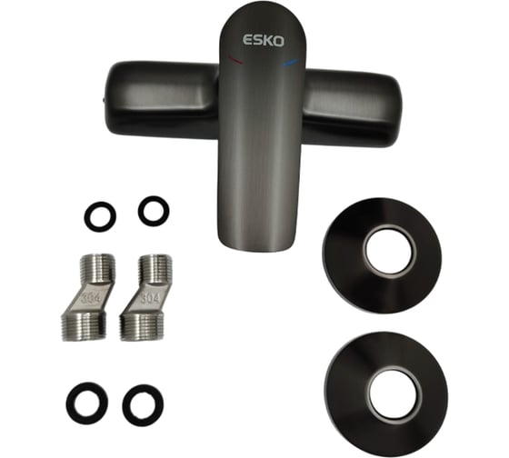 Смеситель для душа ESKO Lagos Gun Metal без аксессуаров, арт. LG80GM