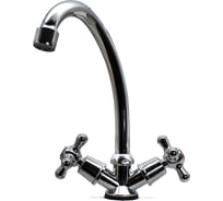 Смеситель для кухни Kranar KС 1706-N, 1/2 керамика, хром, излив стандартный, п/г, без подводки 013751