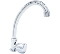 Смеситель для кухни Kranar KС 1717-1, 1/2 керамика, хром, излив стандартный, п/г, без подводки 010800