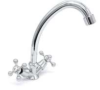 Смеситель для кухни Kranar KС 1701-N, 1/2 керамика, хром, излив стандартный, п/г, без подводки 006688