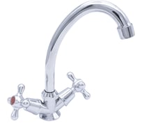 Смеситель для кухни Kranar KС 1706, 1/2 керамика, хром, излив стандартный, п/шп, без подводки 010796