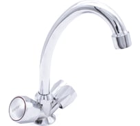 Смеситель для кухни Kranar KС 1708, 1/2 керамика, хром, излив стандартный, п/шп, без подводки 010798