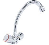 Смеситель для кухни Kranar KС 1703-N, 1/2 керамика, хром, излив стандартный, п/г, без подводки 006698