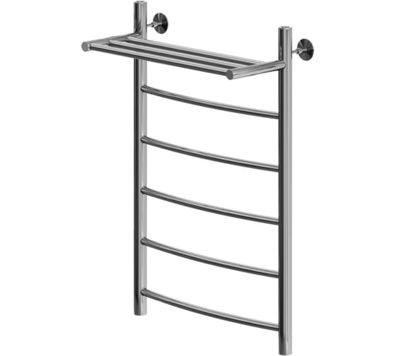 Полотенцесушитель MIXLINE CAPELLA 80x50 1/2'' ВР, 5 перекладин + полка, водяной 556270