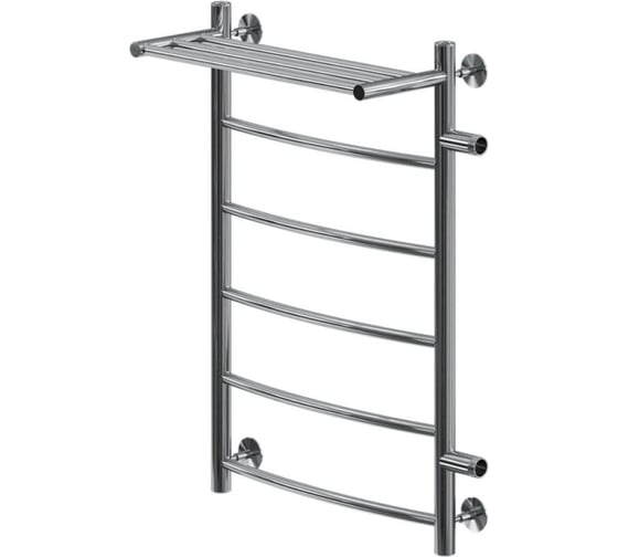Полотенцесушитель MIXLINE CAPELLA 80x50x50 1'' НР, 5 перекладин + полка,, правое подкл водяной 556272
