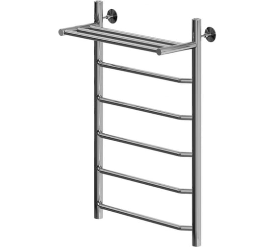 Полотенцесушитель MIXLINE MIRA 80x50 1/2'' ВР, 5 перекладин + полка, водяной 556289