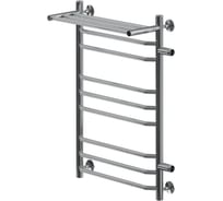 Полотенцесушитель MIXLINE MIRA 80x50x50 г2 1'' НР, 8 перекладин + полка, првое подключение, водяной 556677