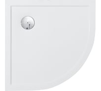 Душевой поддон из литьевого мрамора AQUATON Калифорния М 100x100 четверть круга белый 1A740136CA010