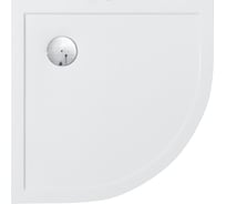 Душевой поддон из литьевого мрамора AQUATON Калифорния М 80x80 четверть круга белый 1A740036CA010