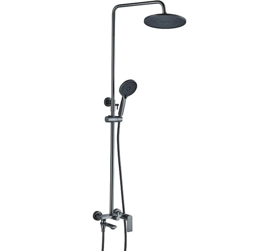 Душевая система, тропический душ Valfex латунь Argo Graphite VF.24505-3 1