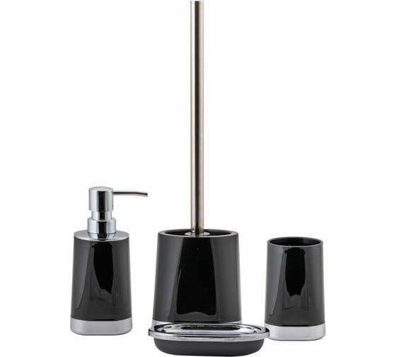 Ерш для туалета SWENSA GLOSS черный, полипропилен SWP-1901BLK-05