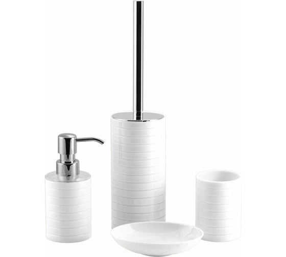 Напольный ерш SWENSA Trento белый, пластик SWP-0680WH-E