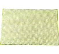 Коврик для ванной SWENSA LOLLY 50х80 см, белый/лайм, полиэстер SWM-5001LM-B