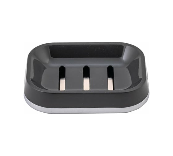 Мыльница SWENSA GLOSS черный, полипропилен SWP-1901BLK-04 1