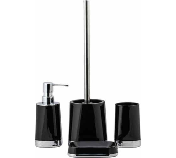 Мыльница SWENSA GLOSS черный, полипропилен SWP-1901BLK-04