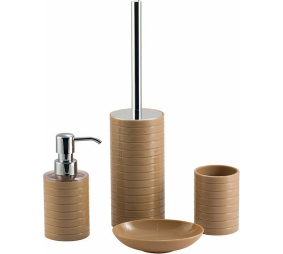 Стакан SWENSA Trento бежевый, пластик SWP-0680BG-C
