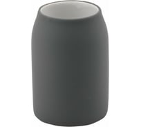 Стакан SWENSA UNNA темно-серый, керамика/резина SWTC-1204DGY-03