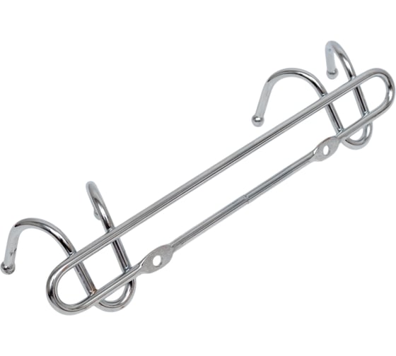 Планка SWENSA 20 см, с 2-мя двойными крючками, хром SWH-2280-02