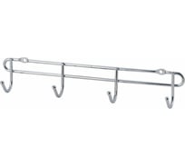 Планка SWENSA 28 см, с 4 крючками, хром SWH-2290-04