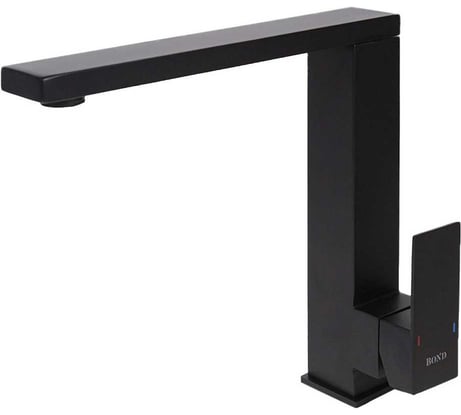 Смеситель BOND для кухни черный матовый однорычажный B67-0388