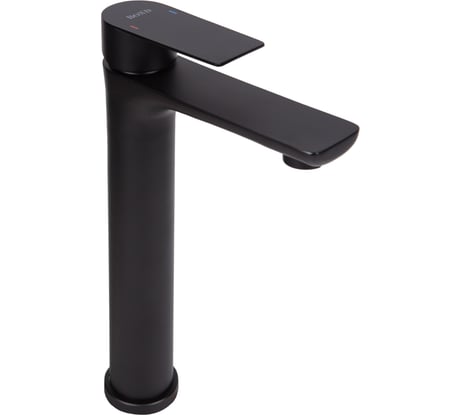 Стиль Смеситель однорычажный высокий BOND без донного клапана для накладной раковины B62-2788