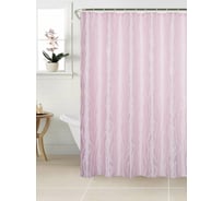 Штора для ванной SWENSA GEO 180х200 см, розовый, полиэстер SWC-90-88