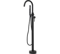 Смеситель напольный для ванны Orange Steel черный M99-336b