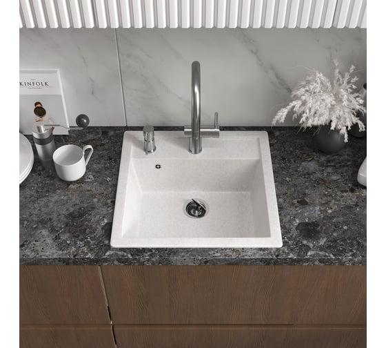 Смеситель для кухни Reflexion home Reflexion Lago с вытяжным изливом, полированная сталь RX9904SS