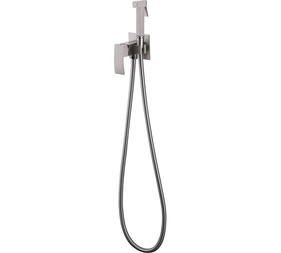 Смеситель с гигиеническим душем ABBER Wasserfall сатин AF8625SP