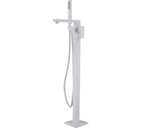 Смеситель напольный ABBER Daheim белый матовый AF8215W